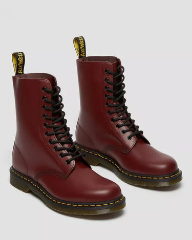 1490 MID CALF BOOT CHERRY RED SMOOTH