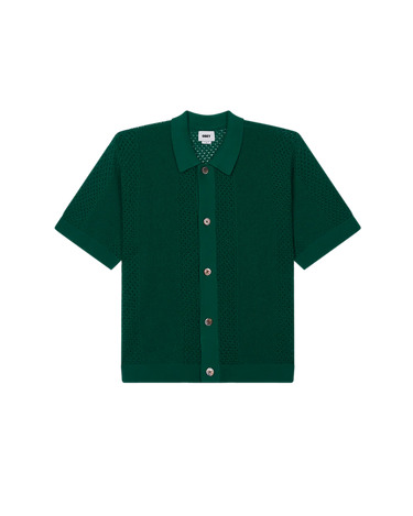 EVAN SWEATER SHIRT FOREST GREEN