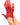 CROPPED GLOVES RED