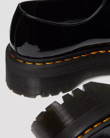 1461 QUAD OXFORD PATENT BLACK