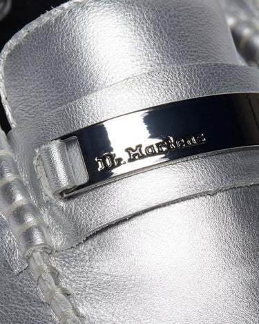 ADRIAN METALLIC LOAFER SILVER