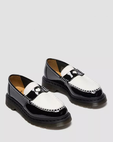 PENTON HEART BLACK/WHITE PATENT