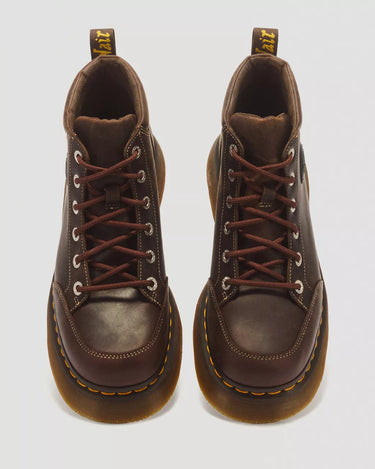 BUZZ 6 EYE BOOT DARK BROWN