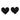 HEART GLITTER PASTIES BLACK