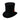 STEAMPUNK TOP HAT BLACK