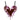 MELTING CHROME HEART TOP PINK