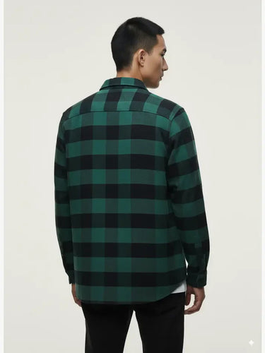 BUFFALO PLAID FLANNEL GREEN