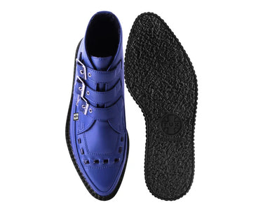 3 BUCKLE POINTED CREEPER BLUE