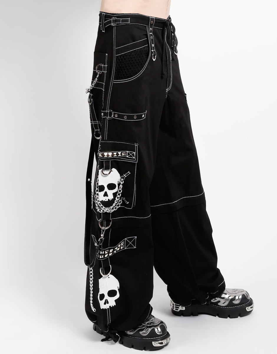 SUPER SKULL PANT WHITE SKULL – trashandvaudeville