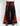 FLAME DARK STREET PANT RED