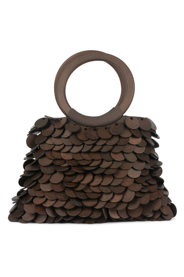 ARIANNA BROWN COMBO HANDBAG