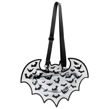 BAT SHAPED CLEAR VINYL BACKPACK