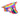 RAINBOW CAPTAIN HAT RAINBOW HAT