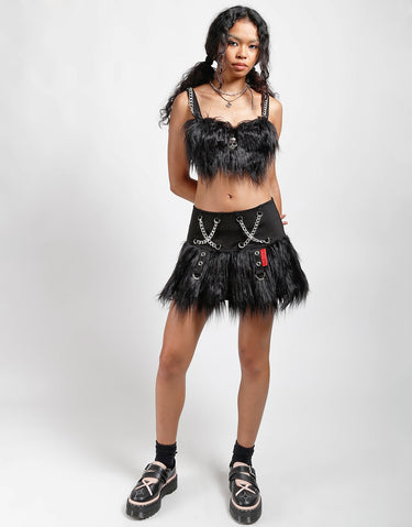FURTASTIC PLEATED SKIRT