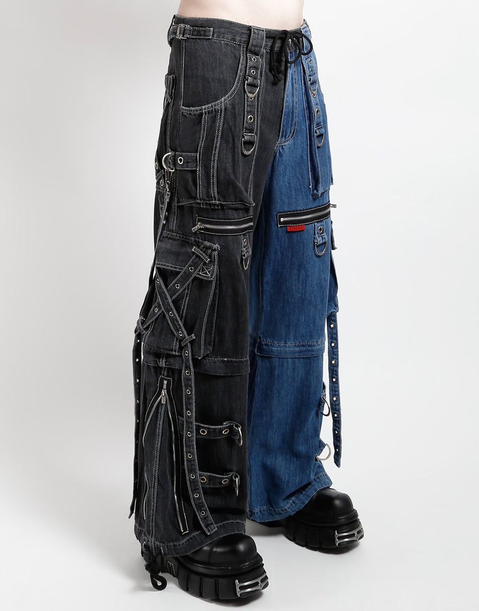 X-STRAP PANT SPLIT DENIM – Trash and Vaudeville