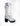 PUNK-ZINE TALL BOOTS IN WHITE CRACKLE