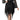 BAT MESH SKIRT BLACK