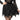 SPIDERWEB MESH SKIRT BLACK