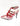 STEP BACK HEELS IN PINK/RED