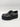 WULFRUN BLACK LEATHER STUDDED CREEPER