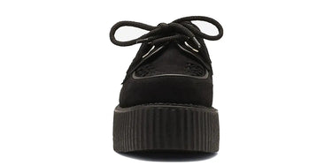 ORIGINAL WULFRUN DOUBLE SOLE CREEPERS IN BLACK SUEDE
