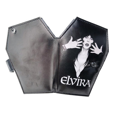 ELVIRA LOGO COFFIN WALLET