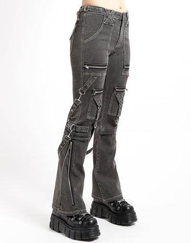 ZIP TO ZIP PANT BLACK DENIM