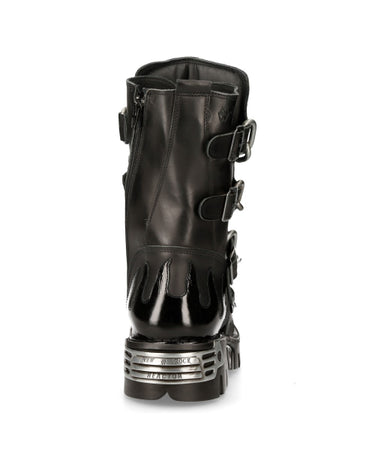 M-727-S5 CHAINED AND SPIKED FLAME BOOT
