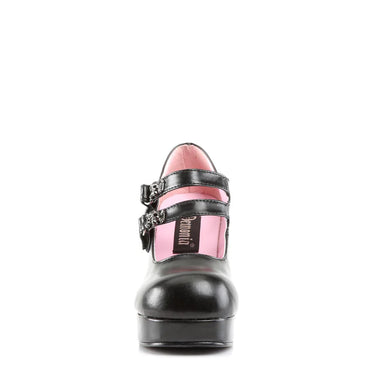 GOTHIKA-09 BLACK VEGAN LEATHER