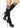 JOLIE ATHLETIC KNEE HIGH SOCKS BLACK