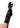 SATIN WRIST LENGTH GLOVES BLACK
