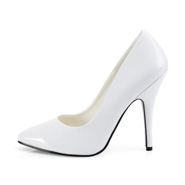 SEDUCE-420 WHITE VEGAN LEATHER