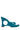 STAY-COOL TURQUOISE PATENT WEDGE HEEL