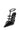 STEP BACK BLACK PATENT/SILVER