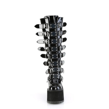 SWING-815 WIDE CALF BLACK PATENT