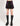MUTLI EYELET PLEATED SKIRT PURPLE