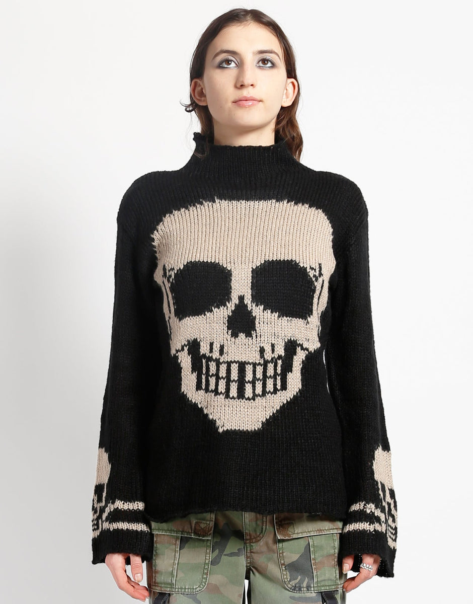 トップス Roen back skull d's knit sweater The Toxic Knit– Cool Shirtz