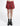 PLEATED SKIRT RED PLAID