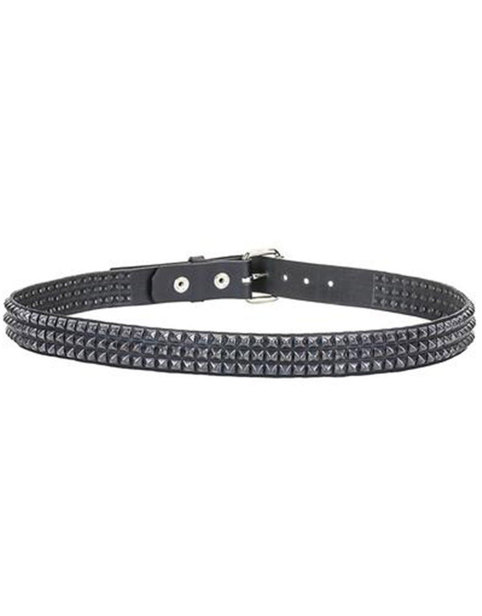 早割クーポン！ Black Triple Pyramid Stud Belt – trashandvaudeville 小物