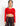 LONG SLEEVE CROP FISHNET RED