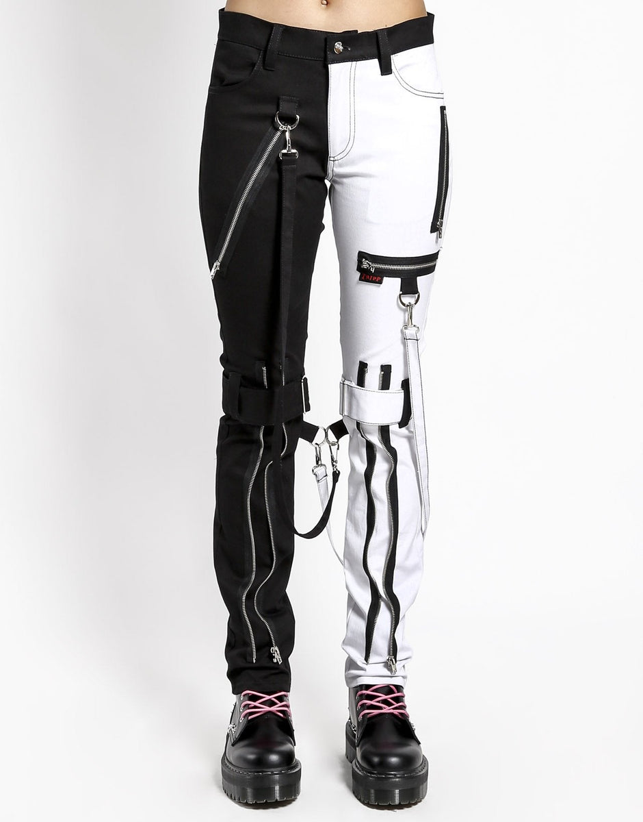 SPLIT LEG BONDAGE PANT WHITE – trashandvaudeville