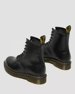 1460 Women's Black Leather Lace Up Boots