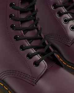 1460 Purple Leather Lace Up Boots