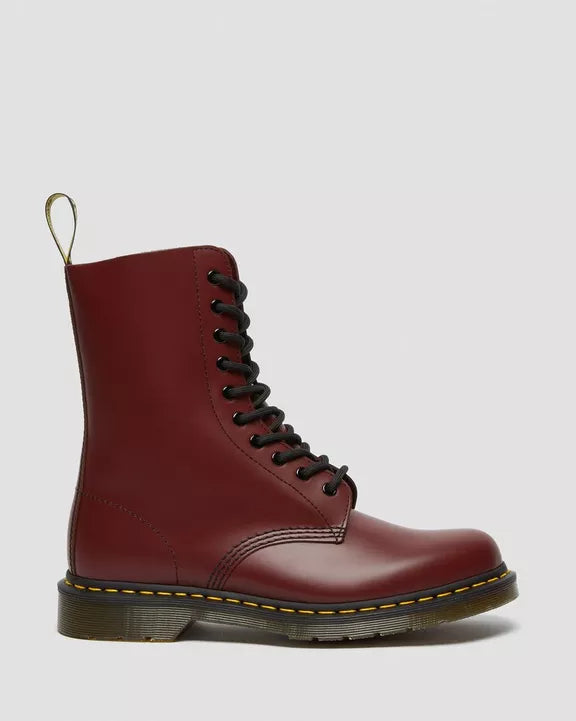 1490 MID CALF BOOT CHERRY RED SMOOTH