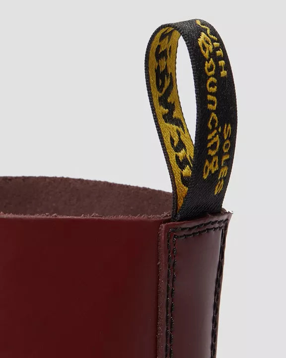 1490 MID CALF BOOT CHERRY RED SMOOTH