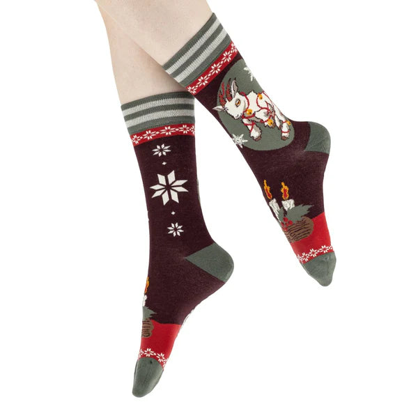 YULE GOAT SOCKS