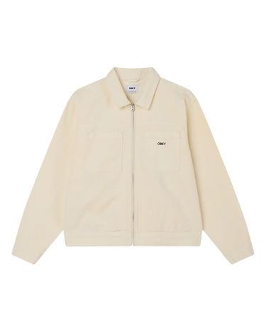 ICON HARDWORK ZIP UP JACKET UNBLEACHED