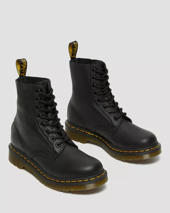 1460 Black Pascal Virginia Leather Boots