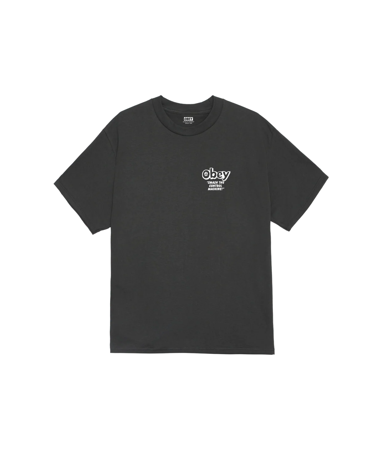 OBEY SMASH THE CONTROL MACHINE VINTAGE BLACK