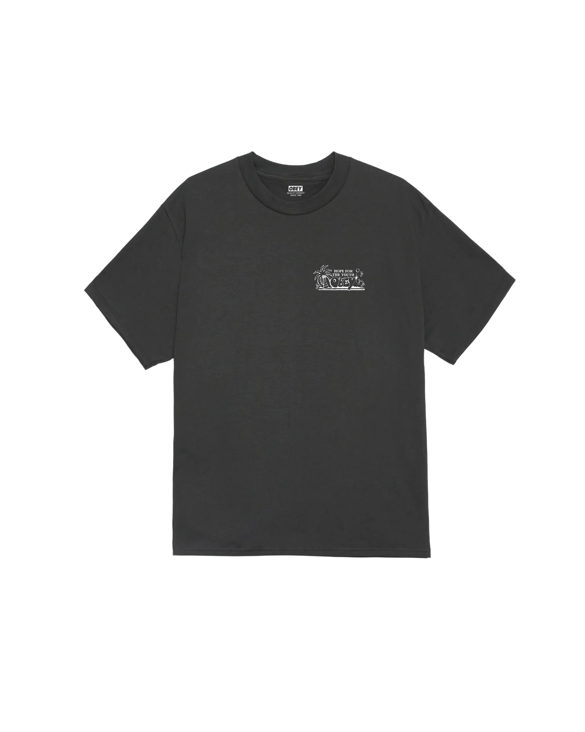 OBEY SMASH THE CONTROL MACHINE VINTAGE BLACK